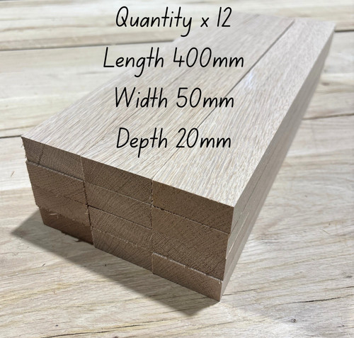 Planed oak hardwood timber - planed,
