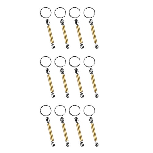 12pcs woodturning keychain kit - keychain,