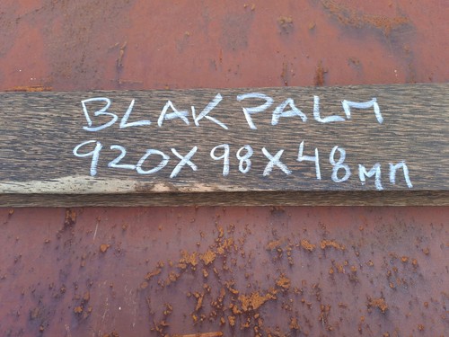 Black palm wood - board, for