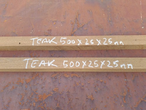 Burmese teak wood spindles - teak,